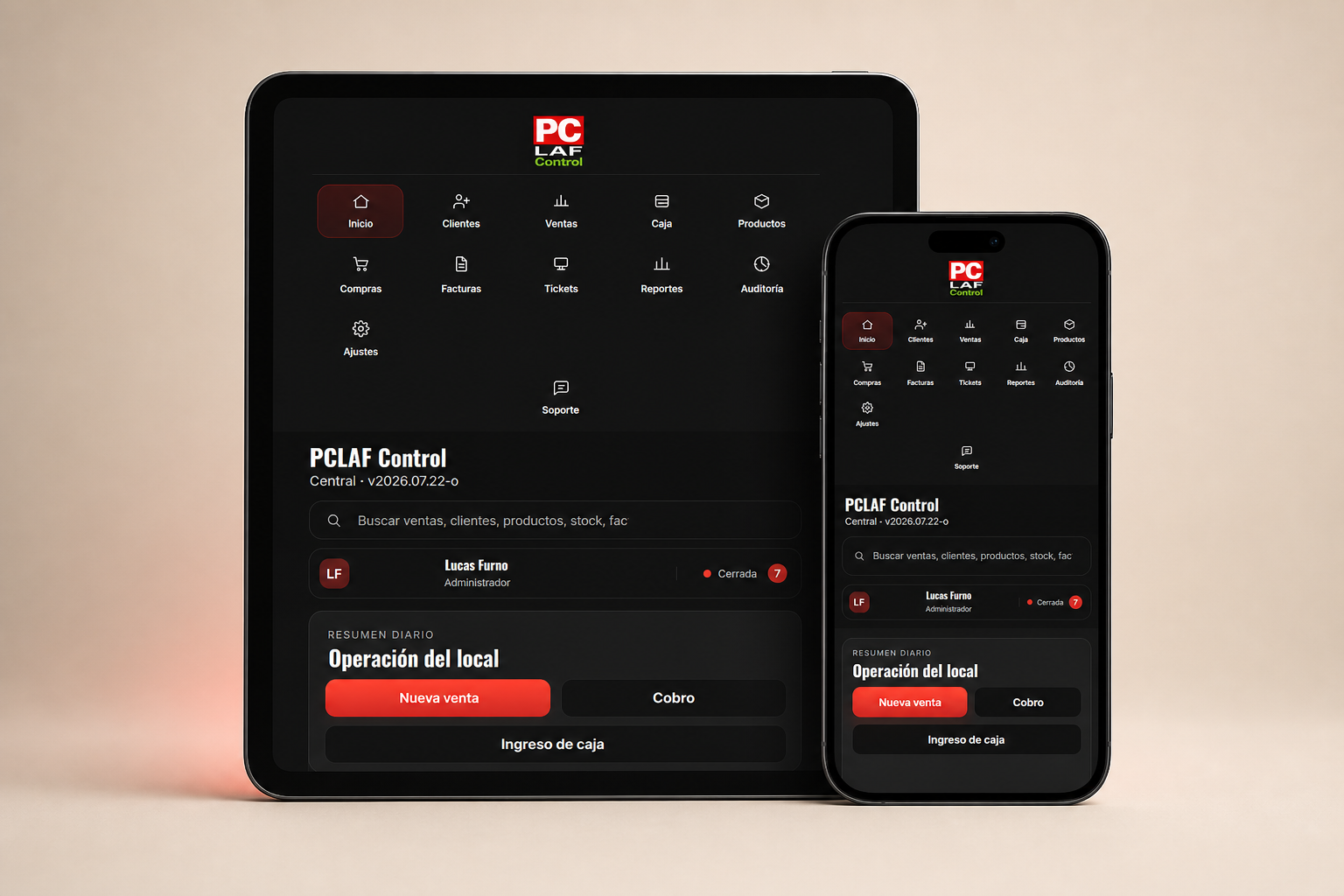 operando.app en dispositivos de trabajo